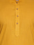 Vastramay Men's Green Jacquard Nehru Jacket with Kurta Pyjama Set